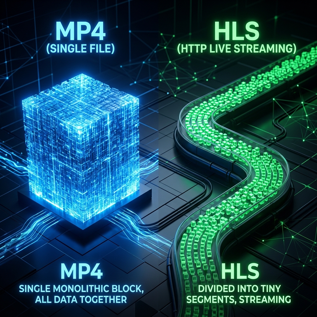 Behind the Scenes: HLS vs MP4 - Why Modern Web Streaming is So Smooth
