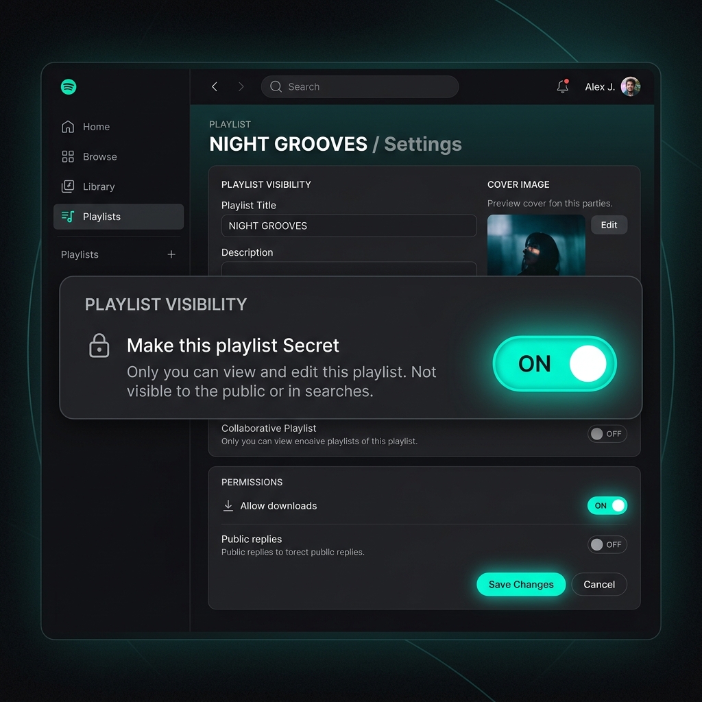 How to Create a Secret Playlist and Set a Passcode